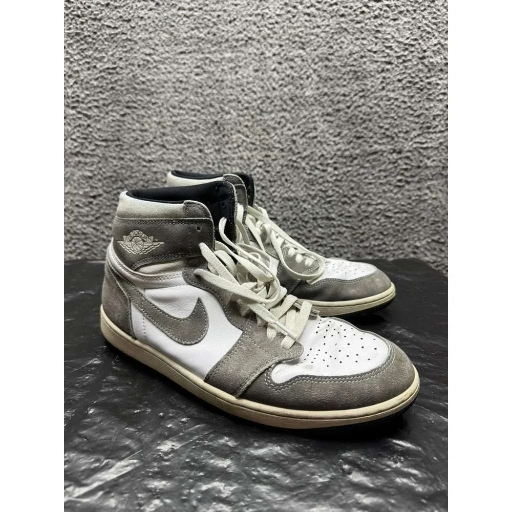 Nike Air Jordan 1 Retro High Sneakers Washed Black DZ5485-051 Mens Size 12 US